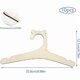 thumbnail image 2 of 10 Pieces Wooden Hangers for Children, Non-Slip Hangers with Notches, Doll Hangers, Bear Design, 2 of 5
