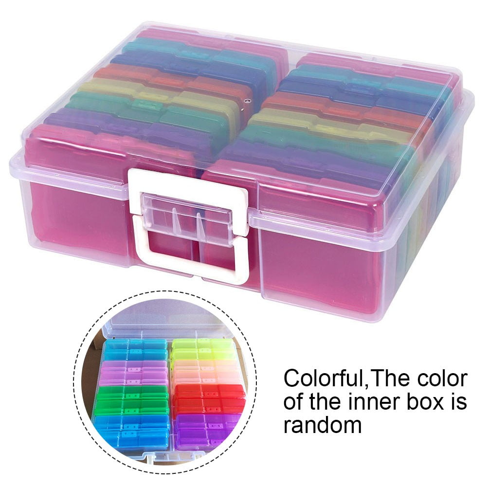 Yannee Photo Storage Box Photo Storage Cases 16 Boxes Suitable for 4 x 6  Pictures 