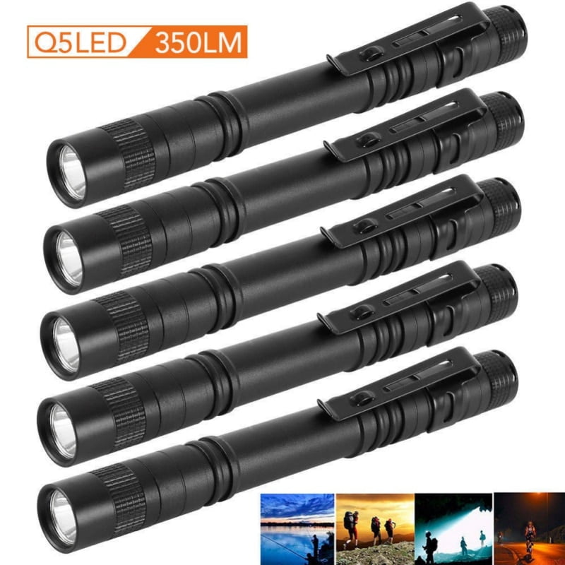 LED Penlight Flashlight Super Bright Medical Pen Light with Clip for Inspection, Repair, Camping