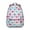 Hedgehog and Flowers, variant on Hedgehog Apple Mushroom Backpack for School,Cute School Bag,Schoolbag with Adjustable Shoulder Straps & Padded Back,15.3"x11"x7.1".
