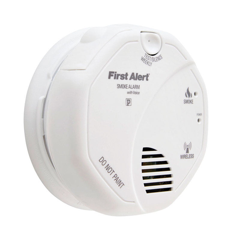 First Alert BRK SC7010BV Talking Photoelectric Smoke and Carbon Monoxide Alarm 