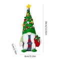 thumbnail image 5 of Christmas Gnomes,Gnome Christmas Ornaments,Xmas Holiday Winter Party Home Decor Gifts,18inch,1pc, 5 of 6