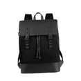 thumbnail image 2 of Mochila para hombre, resistente al agua, de tela Oxford, informal, para portátil de 14 pulgadas Negro, 2 of 9