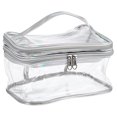 thumbnail image 4 of HINTRMENT 1Pcs Silver PVC Makeup Storage Bag For Cosmetic Tools And Personal Care 11.8X5.9X5.5In, 4 of 7