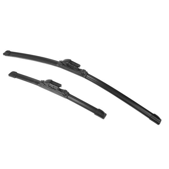 Unique Bargains 1 Pair 24"+14" Front Windshield Wiper Blade for Fiat 500 07-12 Premium Set with Upgraded Stability
