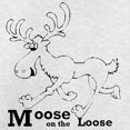 thumbnail image 3 of CafePress - Moose On The Loose Sweatshirt - Crew Neck Sweatshirt, 3 of 4