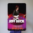 thumbnail image 4 of Placa Metal Vintage Jeff Beck Rectangular Pintura Hierro Arte Pared 30x40 Cm, 4 of 9