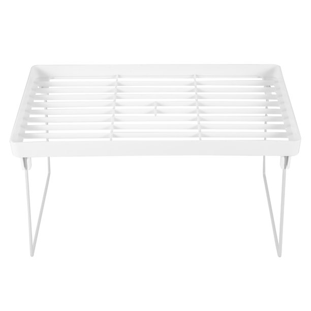 Stacking Shelf Rack Steel Metal Leg Cupboard, Plate, Dish