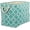 Aqua, variant on PETGLE Polyester Container with Handles, Lattice Storage Bin, Medium, Stonewash Blue