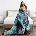 thumbnail image 5 of Anime Blanket, Jujutsu Kaisen Blanket, Super Soft Throw Blanket For Couch Sofa Bed, Cozy Lightweight Warm Flannel Blanket, 60"X50", 5 of 9
