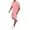 Pink, variant on PNTUTB Mens Fashion Short Sets 2 Piece Outfits Short Sleeve Solid Color Tracksuits Casual Set with Pockets