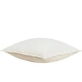 thumbnail image 3 of Better Homes & Gardens 20" x 20" Solid Reversible Beige/White Velvet Decorative Pillow, 3 of 7