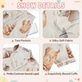 thumbnail image 4 of FORMRS Kids Short Sleeve Top and Pants Pajama Set Unisex Satin 2-Piece Sleepwear, Sizes 13-14Y, Red Watercolor Seashells, 4 of 8