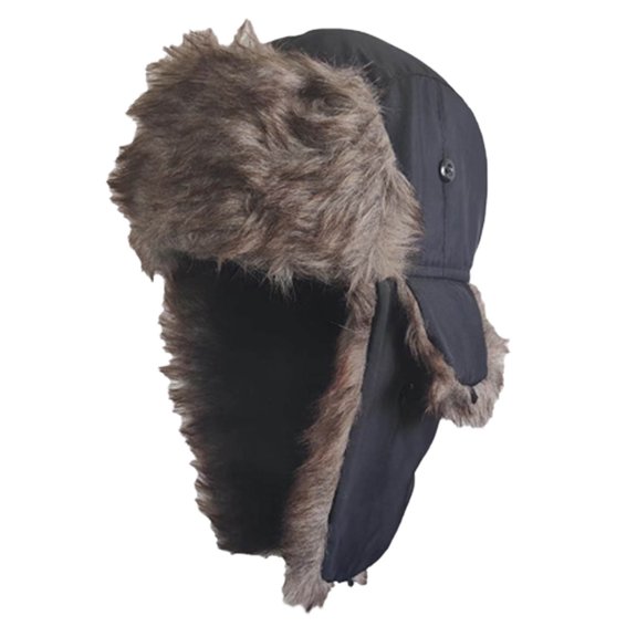 Weikingp Beanies Hats Men, Hat Women's Winter Cycling Warm Winter Windproof Ear Protector Caps Cold Proof Windscreen Hat Cotton Lei Feng Hat Men, Beanie for Women, Baby Beanie Black