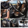 thumbnail image 2 of KUIFORTI Black Horse Car Seat Cover Set Non Slip Set 15 Pcs Full Set Car Accessories All-Season Protection Wear-Resistant Comfortable Universal Fit Cars SUV Trucks, 2 of 7