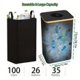 thumbnail image 3 of 1 Set Kitchen Recycling Bin & Storage Bags, Kitchen Recycle Bin,100L Large Capacity Bottle Recycle Bin With Removable Tote Bags,, 3 of 9