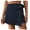 ZA Blue, variant on Womens Pants Summer Textured Skirt Shorts Forward Breathable Skort Daily Wear Brick Red Loose Pants for Women L