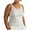White, variant on yillto Women Plus Size Tank with Bra Sleeveless Ribbed Tops Casual Camisole Basic Undershirts L-5XL
