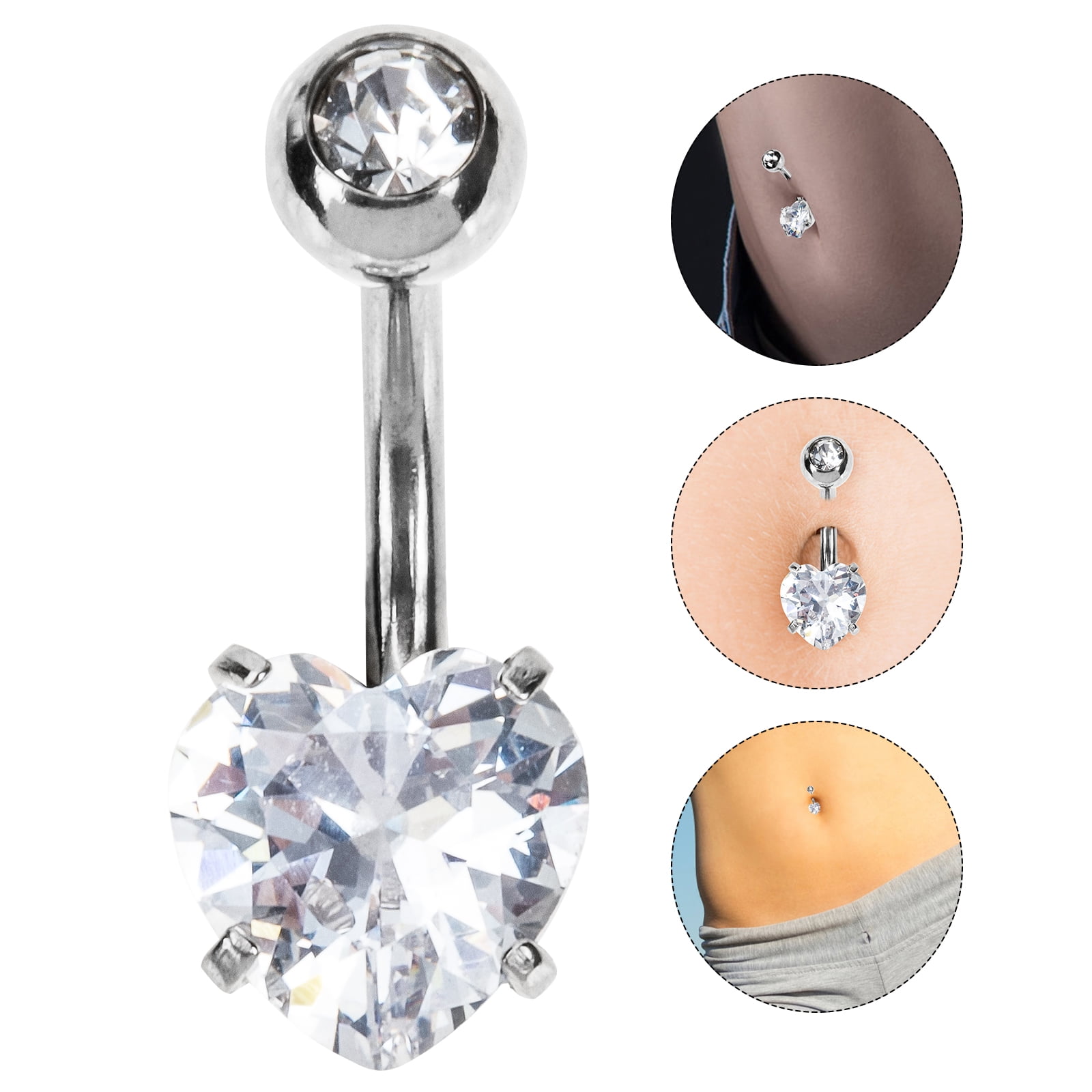 Belly Rings Navel Rings Belly Button Piercing Stainless Steel
