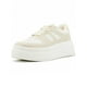 thumbnail image 3 of Tenis Con Plataforma Casuales Para Dama Color Latte Comodos beige 26, 3 of 6