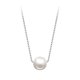 thumbnail image 1 of Collar de perlas de las mujeres de moda Colgante de capa corta Collarbone Cadena, 1 of 6