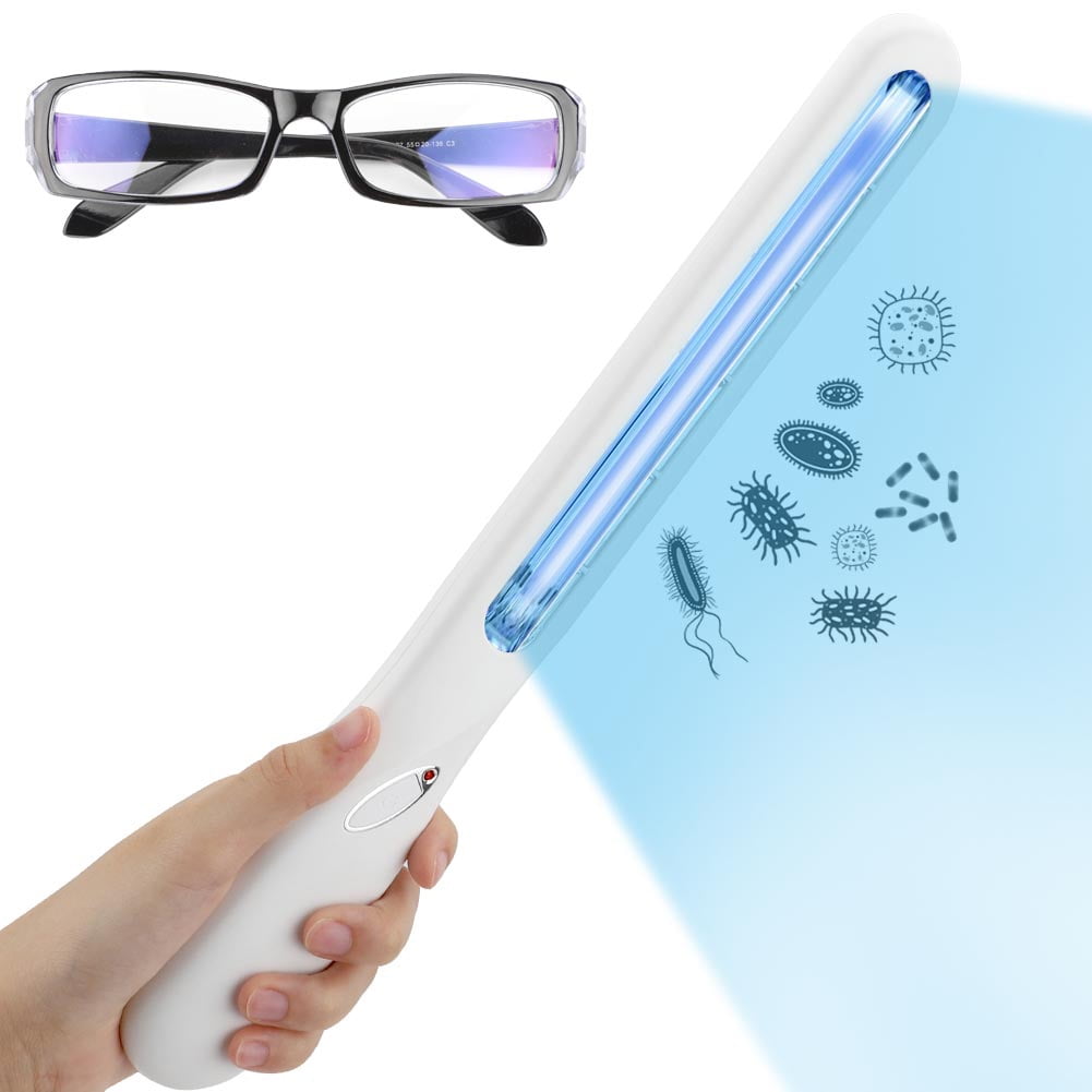 Private Jungle UV Light Sanitizer Wand, Portable UVC Light Disinfector Lamp Chargable, Wardrobe and Baby Items for Household and Travel