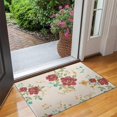 thumbnail image 2 of Pioneer Flower Floral Print Pattern Door Rugs,Washable Non Slip Door Mats Indoor,Decorative Door Mats,Entry Mat Indoor for Entrance,Bedroom,Kitchen,Bathroom,17"x30", 2 of 6