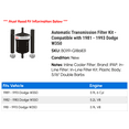 thumbnail image 2 of Automatic Transmission Filter Kit - Compatible with 1981 - 1993 Dodge W350 1982 1983 1984 1985 1986 1987 1988 1989 1990 1991 1992, 2 of 2