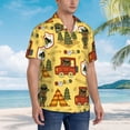 thumbnail image 5 of Bixox Men's Hawaiian Shirts Men's Forest Guard Print Short-Sleeve Shirt-X-Large, 5 of 8