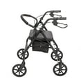 thumbnail image 3 of Ktaxon Rollator Walker, Steel Rolling Walker Supports up to 350 lbs, Medical Walker, 3 of 6