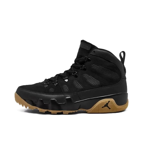 Men's Jordan 9 Retro Boot NRG Black/Black-Gum Light Brown (AR4491 025) - 16