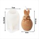 thumbnail image 2 of Molde de Vela de Silicona de Conejo de CáScara de Huevo 3D, Herramienta Creativa para Hornear JabóN Hecho a Mano de Resina de Yeso para Aromaterapia de Animales de Pascua, 2 of 5