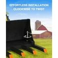 thumbnail image 5 of Clamp On Debris Forks to 58" Bucket,4000Lbs Heavy Duty Pallet Forks,Clamp On Pallet Forks with 6 Tines,for Tractor Accessories,Loader Bucket,Skid Steer, 5 of 6