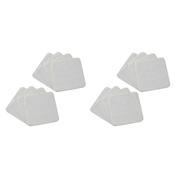 Matsuzay Pinzas de 4 piezas con tecnología de vacío, sin residuos ni daños, almohadillas antideslizantes ampliamente utilizadas, blancas, 8 Blanco 8 Piezas 2Conjunto