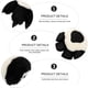 thumbnail image 3 of KAKOWELY 1 par de guantes de palma de animal, juguete de peluche, oso, tigre, disfraz de cosplay, guantes de pata, 3 of 5