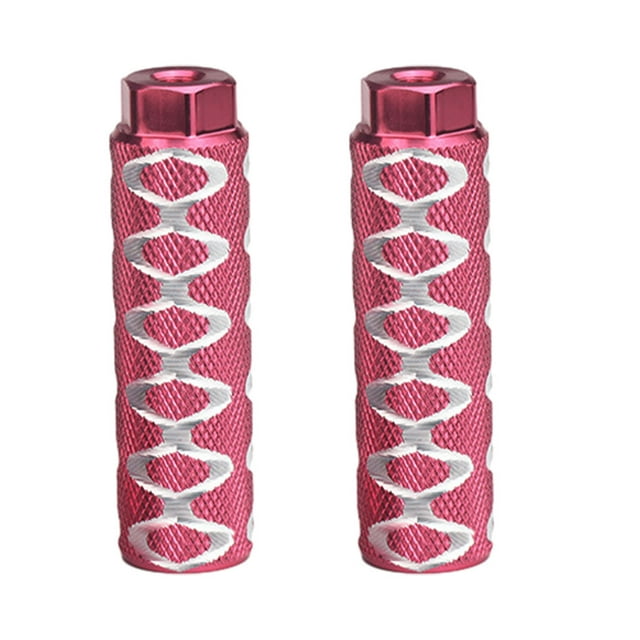 Maytalsory 2 Pièces Large Compatibilité Vélo Chevilles Résistant à la Corrosion et Antidérapant Surface Fonctionnement Lisse Rouge 1Set