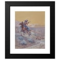 thumbnail image 2 of Charles Marion Russell 20x24 Black Modern Framed Museum Art Print Titled - The Stage Ahead of Us Had Been Attacked by Indians and Burned (Indian Attack) (&nbsp;1910), 2 of 5