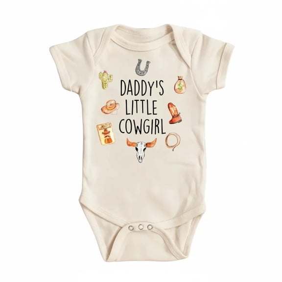 Cowgirl Newborn Gift Baby Bodysuit