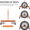 thumbnail image 4 of Heavy-Duty Adjustable Tire Wheel Dolly 330 lb Capacity Tire Lift Tool for Truck Car Vehicle Workshop Garage, 4 of 8
