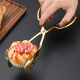 thumbnail image 2 of Cooking Tong Stainless Steel Food Tong Slotted Long Handle Multifunctional Kitchen Tool for Cooking Grilling Baking More, 2 of 8