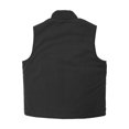 thumbnail image 2 of The American Outdoorsman Solid Sherpa Lined Twill Vest (Raven/Dark Grey Sherpa, XXL), 2 of 5