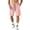 Pink -CZ26, variant on Nestiefly Mens Casual Sweat Cargo Cotton Shorts Drawstring Elastic Waist Athletic Workout Gym Jogger Shorts with Pockets Black 2XL