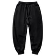 thumbnail image 4 of Boys Harem Jogger Pants Lightweight Loose Fit Sweatpants Elastic Cuff Breathable Summer Bottoms 2-14 Years, 4 of 5