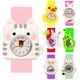 thumbnail image 2 of Reloj para niños con patrón de conejo y gato, relojes de moda para niños, reloj de pulsera de cuarzo para niños con pato de oveja en 3D, reloj de regalo para niño y niña Gao Jinjia LED, 2 of 2