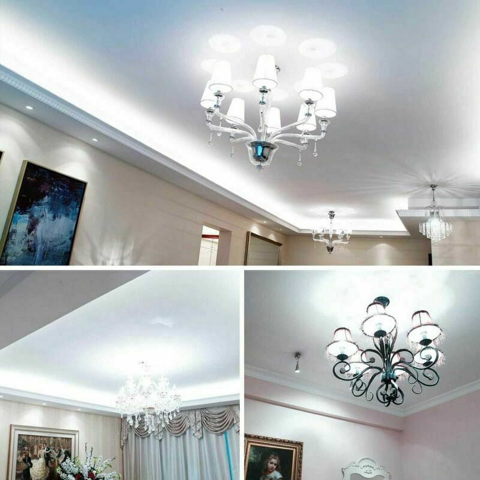 LNKOO 3x E12 LED Corn Bulbs 12W LED 1500LM Candelabra Light Bulbs Daylight White 6000K(Equivalent to 100W Halogen Lamp Replacement)