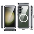 thumbnail image 2 of ShellTech Magnetic Case for Samsung Galaxy S23 FE,Compatible with Mag-Safe Double-Sided 360 Degree Full Body Built-in Screen Protection Case Shockproof Rubber Cover,Black, 2 of 6