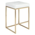 thumbnail image 3 of Tabouret de bar Pipe II Silver Import avec coussin capitonné pour salle à manger, 3 of 6