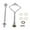 Silver, variant on Tiered Cupcake Stand with Handle for Elegant Dessert Display and Kitchen Dining Bar Use