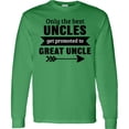 thumbnail image 3 of Inktastic Only the Best Uncles Get Promoted to Great Uncle Long Sleeve T-Shirt, 3 of 5