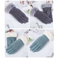 thumbnail image 2 of Guantes de invierno para mujer Guantes de gamuza cálidos de invierno para mujer con pantalla táctil yeacher Guantes, 2 of 7